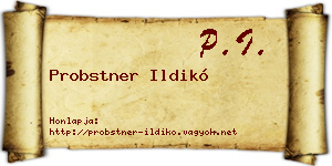 Probstner Ildikó névjegykártya
